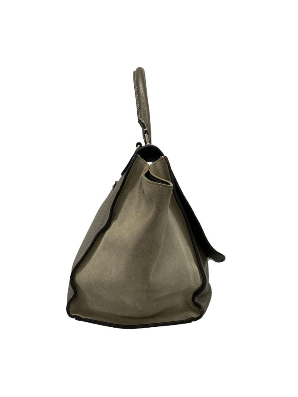 Celine Handbag Trapeze Gray Leather - Picture 2 of 15